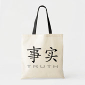 Chinees symbool voor waarheid tote bag (Voorkant)