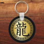 Chinees symbooljaar van de draak BGB Sleutelhanger (Voorkant)