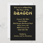 Chinees symbooljaar van de Drakenpartij GB Kaart (Achterkant)