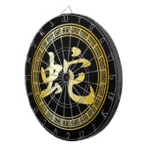 Chinees symbooljaar van de slang GB Dartbord (Voorkant Rechts)