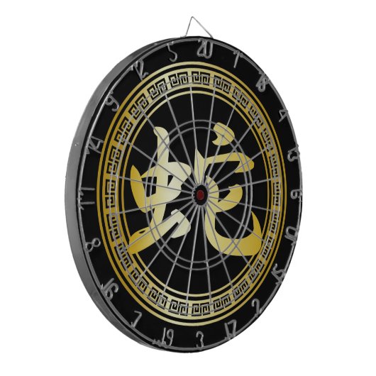 Chinees symbooljaar van de slang GB Dartbord (Voorkant Links)