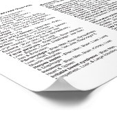 Chinees systeem van auriculaire ear Acupunctuur Poster (Hoek)