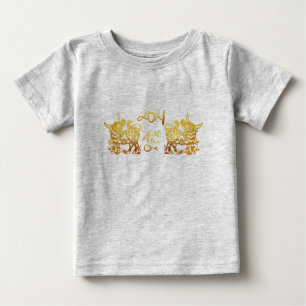 Chinees T-shirt van Golden Ox-papier voor het nieu