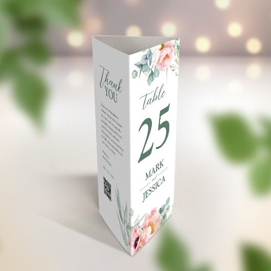 Chinees Tafelnummer, Menu & bedankkaart