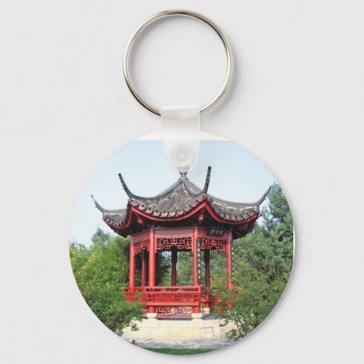 Chinees Teahouse Sleutelhanger (Voorkant)