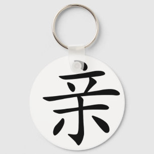 Chinees teken : qin, Betekenis: kus, intiem, Sleutelhanger