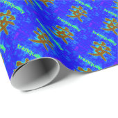 chinees teken voor rust blauw papier (Rol Hoek)