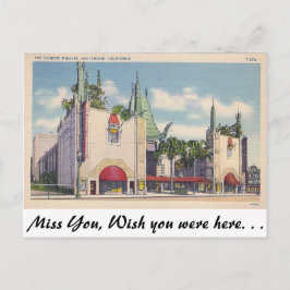 Chinees theater, Hollywood, Californië Briefkaart
