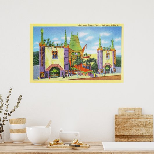 Chinees theater van  Grauman Poster (Keuken)