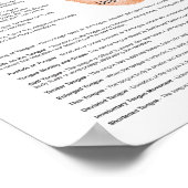 Chinees tongdiagnostiek Acupunctie Poster (Hoek)