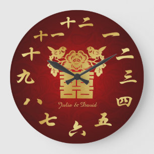 Chinees Tortelduifjes met dubbele openingscode Grote Klok