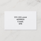 Chinees touwwerk/restaurant/café met restaurant visitekaartje (Achterkant)