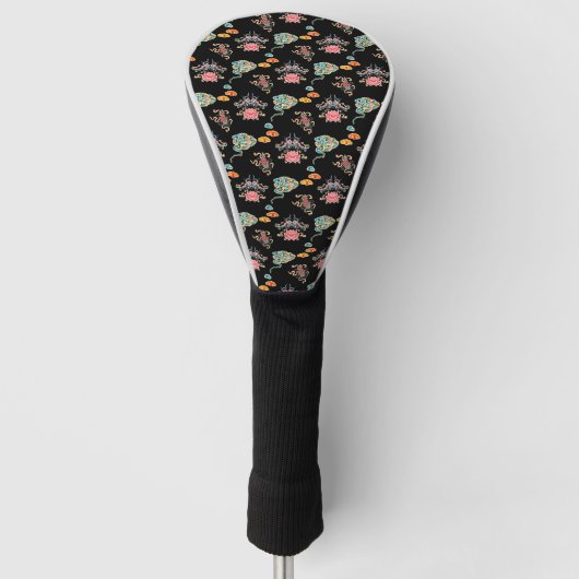 Chinees traditioneel Golfhoofd Hoesje Golfheadcover (Voorkant)