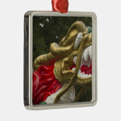 Chinees varkenbootkopje, Stanley Park Metalen Ornament (Rechts)