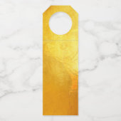 Chinees Varkenshaar Red Gold Papercut Bottle label (Achterkant)