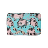 Chinees Varkenshyjaar Verjaardag Oorspronkelijke t Badmat (Voorkant)