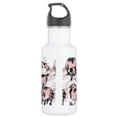 Chinees varkensjaar 2019 Oorspronkelijk monogram w Waterfles (Achterkant)