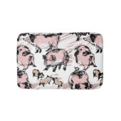 Chinees varkensjaar 2019 Oorspronkelijke tekenveld Badmat (Voorkant)