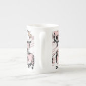 Chinees Varkensjaar Originele Verjaardag Monogram Porselein Kop (Achterkant)