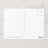 Chinees Varkensjaar Red Papercut Gold R Briefkaart (Achterkant)