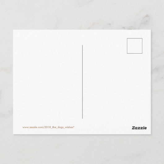 Chinees Varkensjaar Red Papercut Gold R Briefkaart (Achterkant)