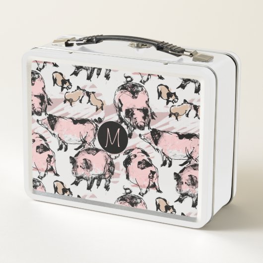 Chinees varkensjaar Zodiac Original Monogram LB (Achterkant)