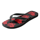 Chinees Varkenspad Red Papercut Mannen Flip Flop (Schuin)