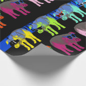 Chinees varkenspakpapier, nieuw jaar 2019, Pop Cadeaupapier (Hoek)