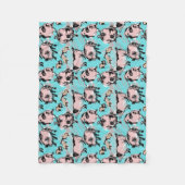 Chinees Varkenspiejaar Verjaardag Oorspronkelijke  Fleece Deken (Voorkant)