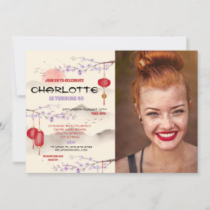 Chinees Verjaardagsfeestrestaurant Foto wegnemen Kaart