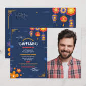 Chinees Verjaardagsfeestrestaurant Foto wegnemen Kaart (Voorkant / Achterkant)