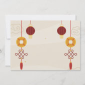 Chinees verjaardagsfeestrestaurant Take Away Asian Kaart (Achterkant)