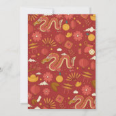 Chinees verjaardagsfeestrestaurant Take Away Drago Kaart (Achterkant)