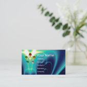 CHINEES VIJF ELEMENTEN FENG SHUI SPIRITUELE ENERGI VISITEKAARTJE (Staand voorkant)