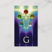 CHINEES VIJF ELEMENTEN FENG SHUI SPIRITUELE ENERGI VISITEKAARTJE (Achterkant)