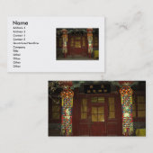 Chinees Visitekaartje van deur (Voorkant / Achterkant)