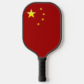 Chinees vlagembleem pickleball paddle (Voorkant)