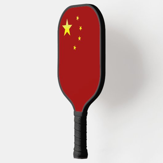 Chinees vlagembleem pickleball paddle (Links)
