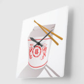 Chinees voedselpakket vierkante klok (Hoek)