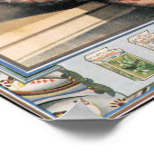 Chinees vrouwenonderzoek Old Shanghai Poster Tobac (Hoek)