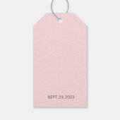 Chinees Waterverf Dubbel Geluk Bruiloft Label Cadeaulabel (Achterkant)