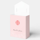 Chinees Waterverf Pioenen Bruiloft Favor Box Bedankdoosjes (Geopend)