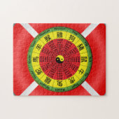 Chinees wielpuzzel legpuzzel (Horizontaal)