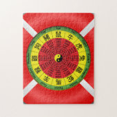 Chinees wielpuzzel legpuzzel (Verticaal)