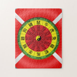 Chinees wielpuzzel legpuzzel