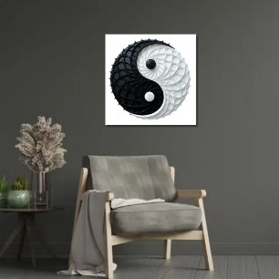Chinees Yin Yang Energie Dualiteit Poster