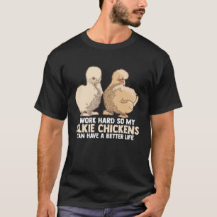 Chinees Zijde Kip Boer Dier T-shirt