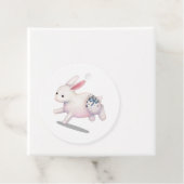 Chinees Zodiab Rabbit Cute Astrology Sign Bedankjes Labels (In situ)