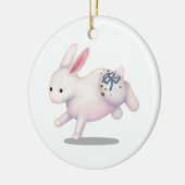 Chinees Zodiab Rabbit Cute Astrology Sign Keramisch Ornament (Links)