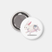 Chinees Zodiab Rabbit Cute Astrology Sign Magneet (Voorkant / Achterkant)